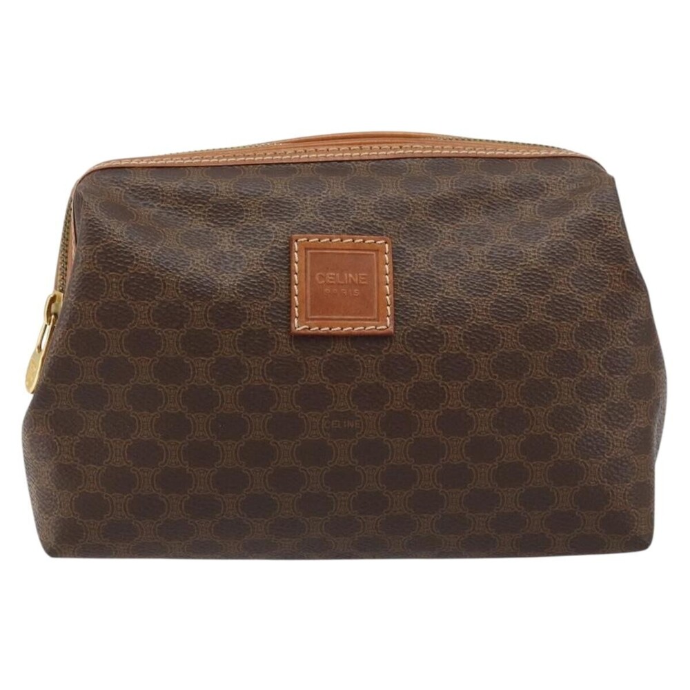 Celine Macadam Pochette Canvas and Leather